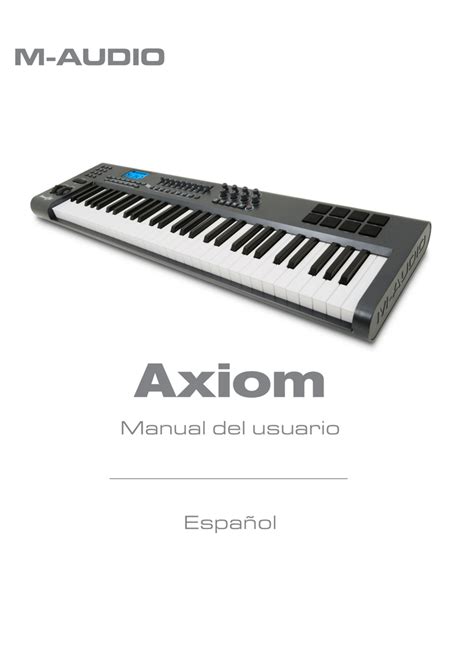 Download M Audio Axiom 25 User Guide 