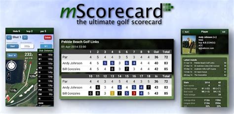 mScorecard Golf Scorecard APK Download for Android 