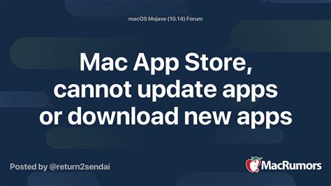 mac app store cannot update apps