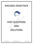 mac2601 exam pack 2019