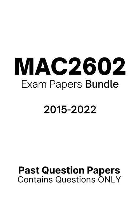 Full Download Mac2602 Exam Papers 