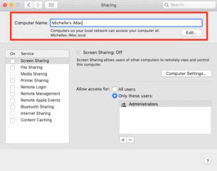 macOS How to Change Computer Name AppleToolBox