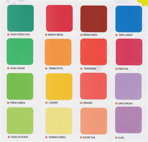 Macam Macam Warna  Kumpulan Gambar Untuk Belajar Mewarnai Nama Warna Dan - Macam-macam Warna