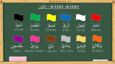 Macam2 Warna  Kosakata Warna Dalam Bahasa Indonesia Infografik Gnfi - Macam2 Warna