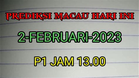 MACAU HARI INI 💵 Prediksi Togel Macau 13 Oktober 2024 » MASTERTOGEL