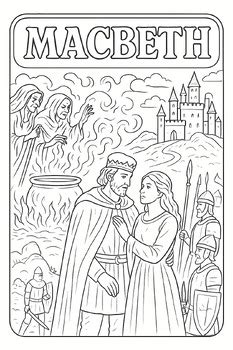 macbeth coloring sheets