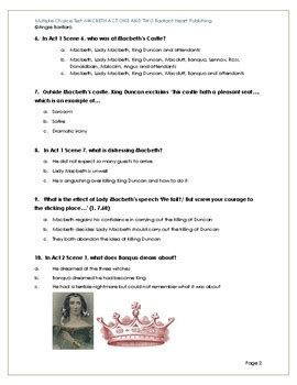 Full Download Macbeth Multiple Choice Test Answers 