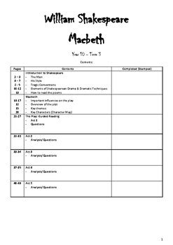 Read Online Macbeth Study Guide 