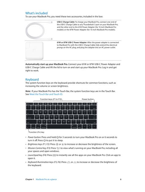 Read Online Macbook Pro 15 User Guide 