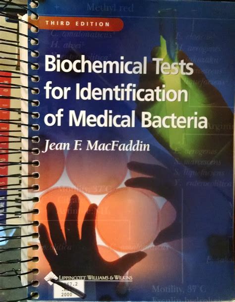Macfaddin Biochemical Tests For Identification Microbiology