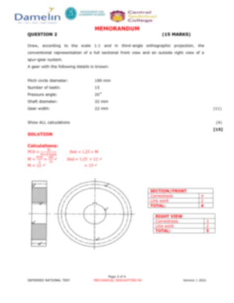 Download Machanical Draughting Question Papers And Memo N4 