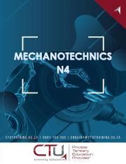 Full Download Machanotechnics N4 Study Guide 