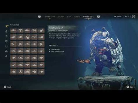 Machine Catalogue Forbidden West