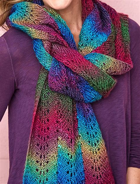 machine knit lace scarf Machine knitting, Lace scarf ... - Pinterest