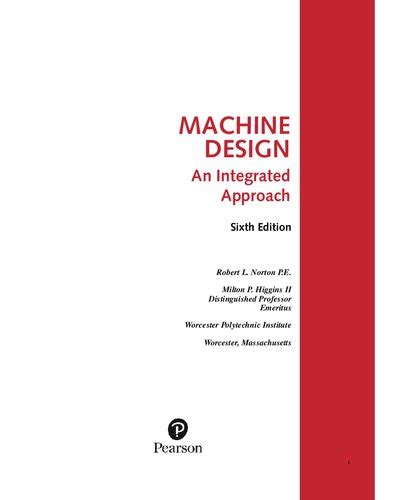 Download Machine Design An Integrated Approach 4Th Edition Ebook 