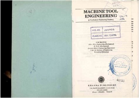 Full Download Machine Tool Engineering By Nagpal Free Flixml 