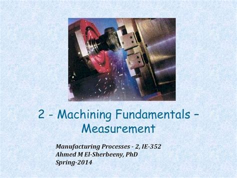 Machining Fundamentals