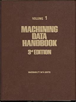 Download Machining Data Handbook 4Th Edition 