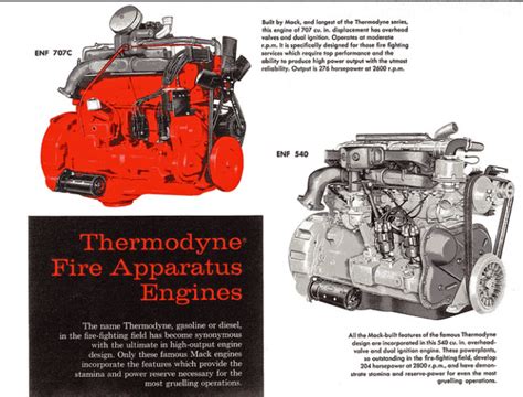 mack 707 gas engine specs