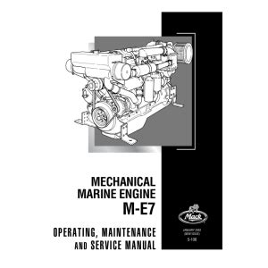 Mack M E7 Marine Engine Service Manual
