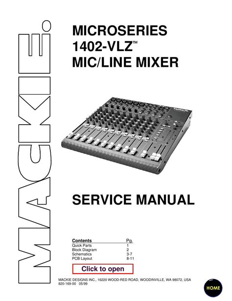 Download Mackie Schematics User Guide 