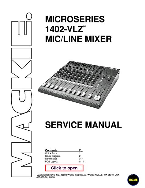 Download Mackie Service Manuals File Type Pdf 