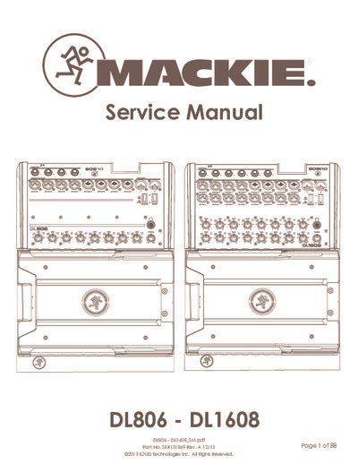 Download Mackie Service Manuals File Type Pdf 