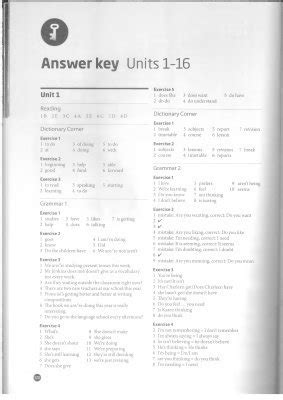 macmillan a2 workbook answer key