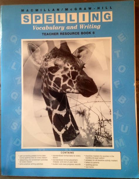 Macmillan Mcgraw Hill Spelling Grade 3