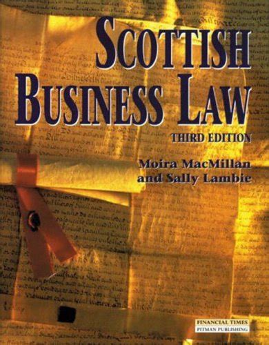 Read Macmillan And Lambies Scottish Business Law 