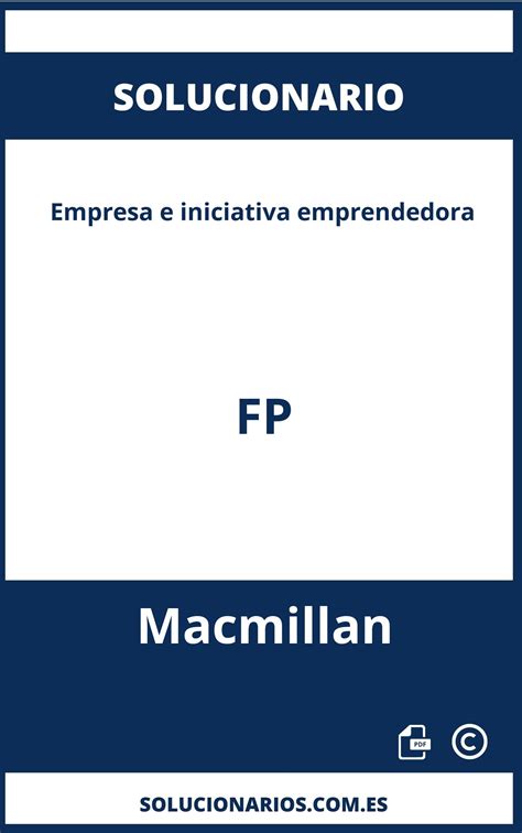 Read Macmillan Profesional Solucionario 