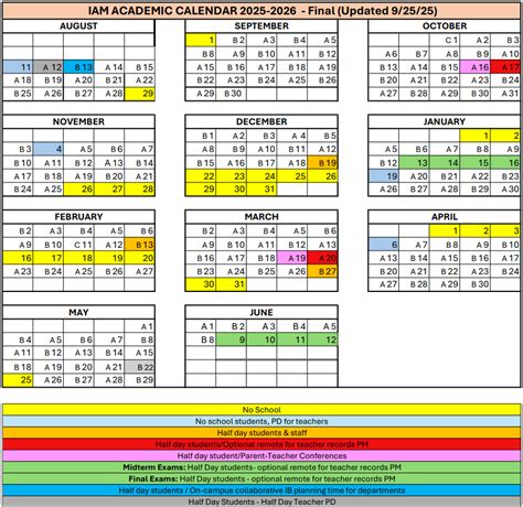 Macomb Academic Calendar
