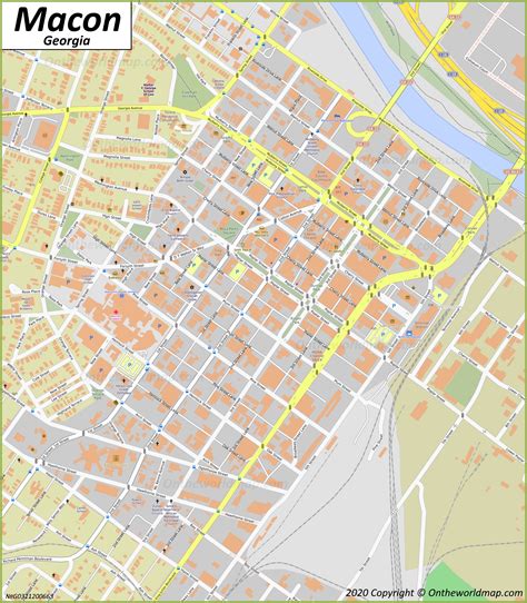 macon georgia map