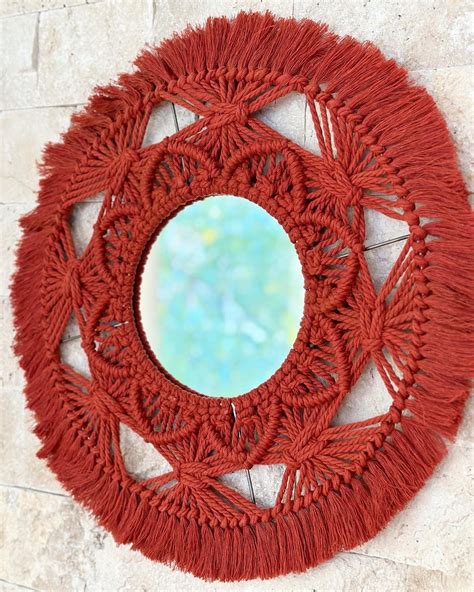 Macrame Mirror Work