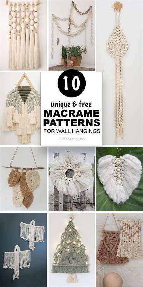 macrame unique macrame projects for home and gard