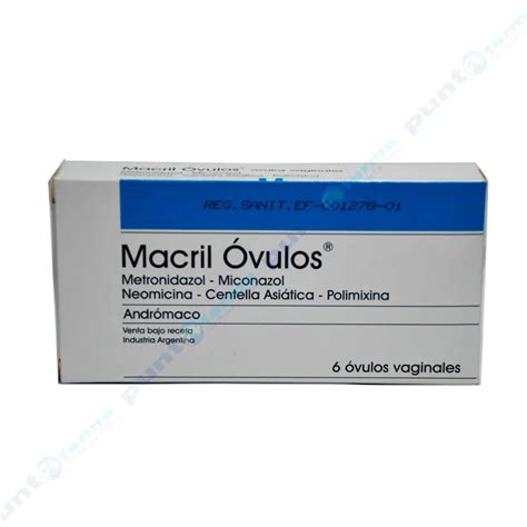 Macril Ovulos Precio