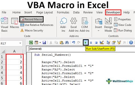Macro Programming Excel
