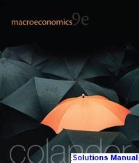 macroeconomics colander 9th edition