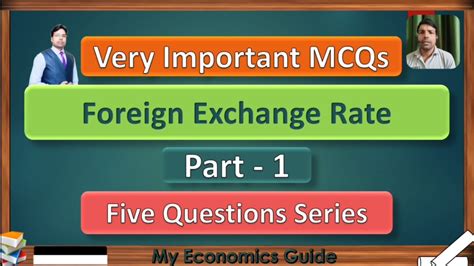 Macroeconomics Foreign Exchange Sample Multiple Choice Questions