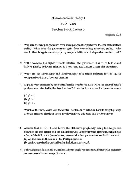 Macroeconomics Theory Edition 12 Problem