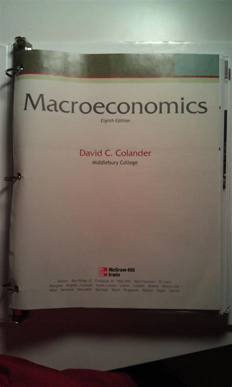 Download Macroeconomics Colander 8Th Edition Post Test 