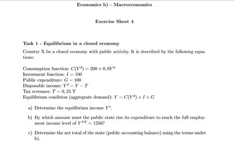 Download Macroeconomics Exercise Answers 