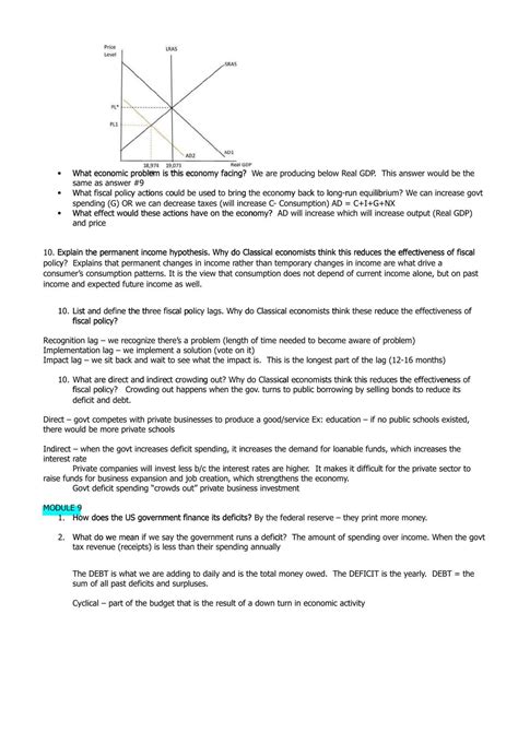 Download Macroeconomics Graphs Study Guide 