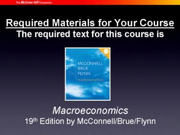 Download Macroeconomics Mcconnell 19Th Edition Powerpoint 
