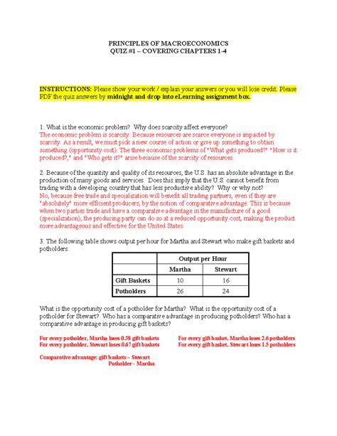 Download Macroeconomics Quiz And Answers 