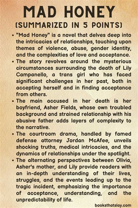 Mad Honey Chapter Summary