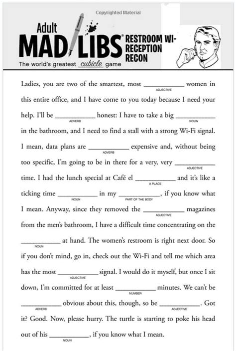 Mad Libs American Revolution Answer Key