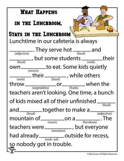 Mad Libs Exercise To Build A Higher Performing Mad Lib Worksheet - Mad Lib Worksheet