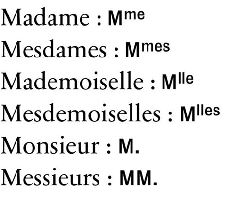 Madame Abreviation