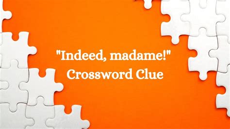 madames escort crossword